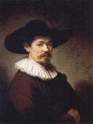 REMBRANDT Harmenszoon van Rijn Portrait of Herman Doomer USA oil painting artist